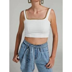 Generation Love Carina Chain Top in White size XS